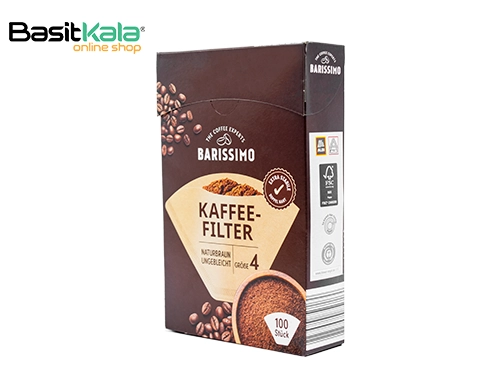 فیلتر کاغذی قهوه 100 عددی سایز 4 باریسیمو