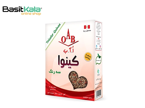 کینوا ارگانیک خارجی سه رنگ 250 گرم اُ.آ.ب
