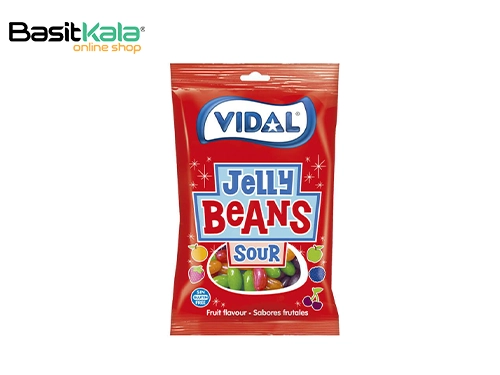 پاستیل ژله‌ای لوبیایی ترش 85 گرمی ویدال