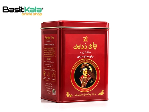چای سیاه سیلان ارل گری ۴۵۰ گرم زرین