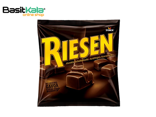 تافی شکلات تلخ اشتورک با مغز کارامل 105 گرم ریزن
