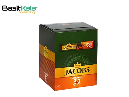 کافی میکس ۳ در ۱ بسته ۴۰ ساشه‌ای جاکوبز