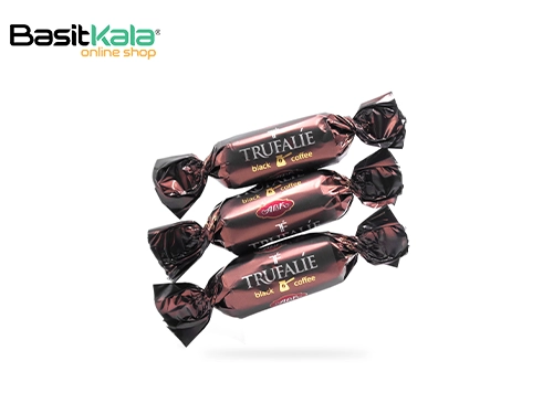 شکلات ترافل با مغز کرم قهوه ای بی کا