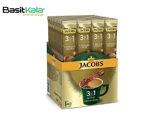 کافی میکس سه در یک گلد با عطر و طعم ملایم 40 عددی جاکوبز