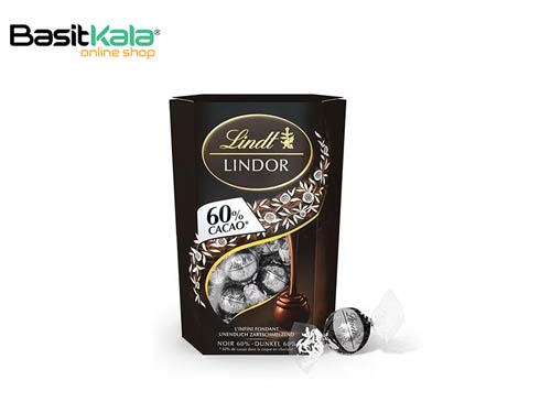 ترافل شکلات تلخ 60% لیندور بسته ۲۰۰ گرمی لینت