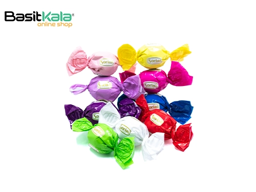 شکلات شیری پرالین توپی با مغز کرم فندق و غلات ترد سورینی