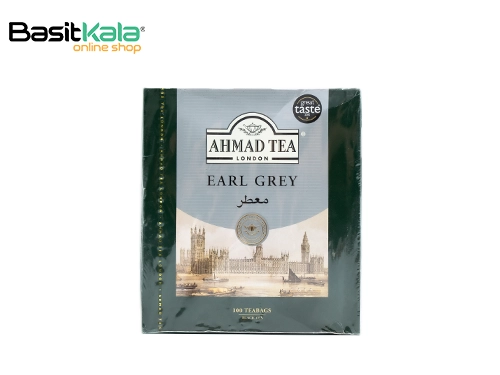 چای کیسه‌ای ارل گری معطر 100 عددی احمد