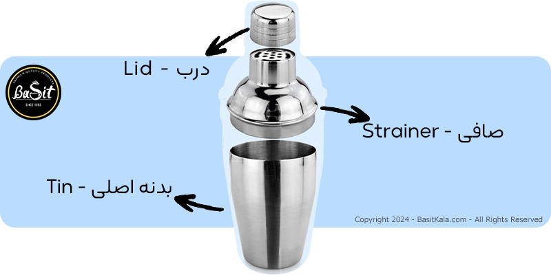 اجزای شیکر استیل بار سرد