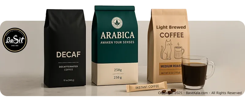 انواع قهوه کم کافئین