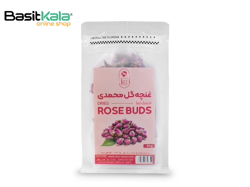 غنچه گل محمدی (گل سرخ) خشک اعلای 65 گرم بسیط