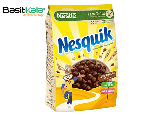 غلات صبحانه شکلاتی نسکوئیک غنی شده با آهن و ویتامین 450 گرم نستله Nestle Nesquik