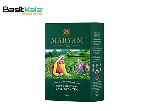 چای سیاه معطر ارل گری 450 گرمی مریم