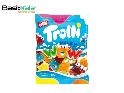 پاستیل شیری میوه‌ای ۱۵۰ گرم میلکی واو ترولی