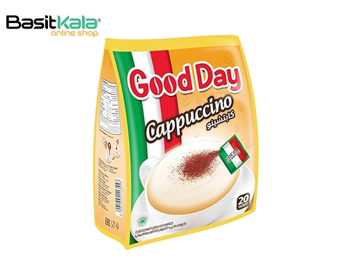 پودر کاپوچینو فوری ساشه‌ای همراه پودر کاکائو 20 عددی گوددی