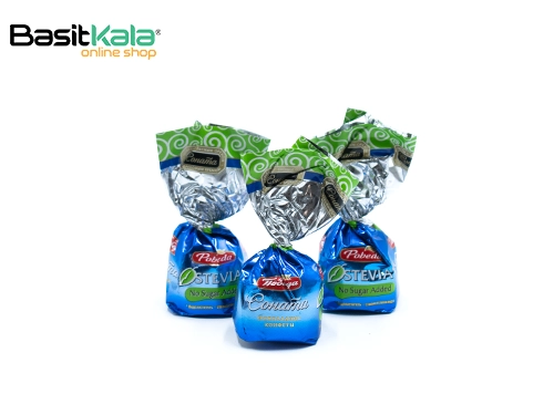 شکلات ترافل بدون قند با مغز فندق پوبدا