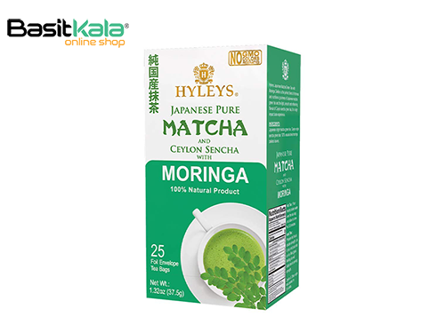 چای کیسه ای ماچا و سیلان سنچا با مورینگا 25 عددی هایلیز