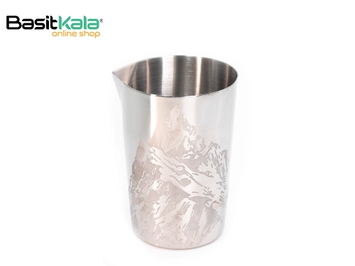 میکسینگ کاپ استیل 840 میلی‌لیتر طرح کوه بارفیم