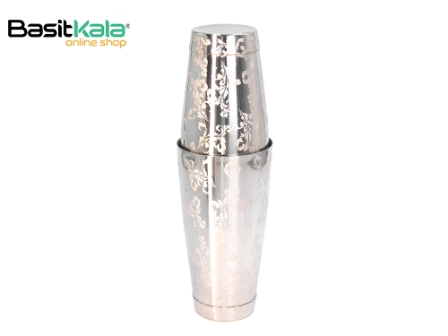 شیکر استیل بوستون 700 و 500 میلی‌لیتر طرح برگ