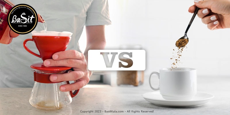 قهوه معمولی و قهوه فوری چه تفاوتی با هم دارند؟