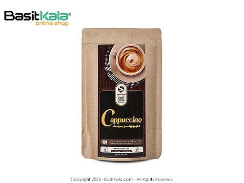 کاپوچینو با شکر قهوه ای بسیط