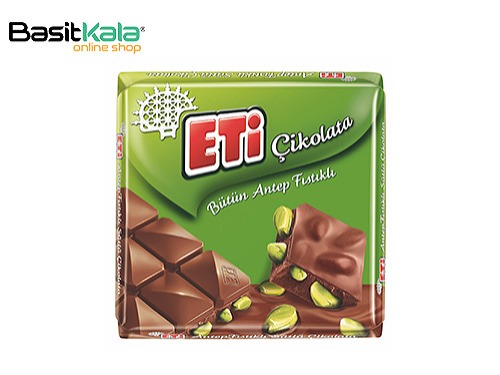 شکلات شیری با مغز پسته 60 گرم اتی چیکولاتا ETi cikolata