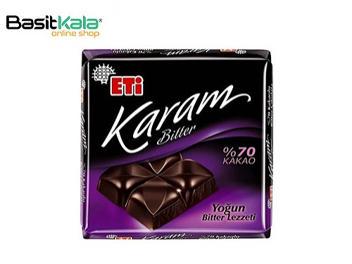 شکلات تلخ 70% ، 50 گرم اتی کارام ETi karam