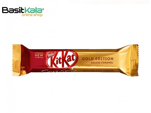 ویفر کاراملی گلد ادیشن دلوکس 40 گرمی کیت کت نستله Nestle Kit Kat Gold Edition