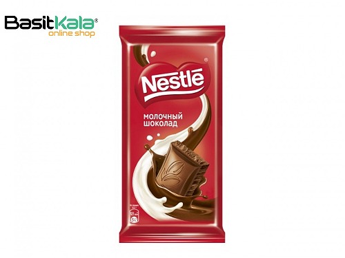 شکلات تخته ای شیری 90 گرمی نستله Nestle 