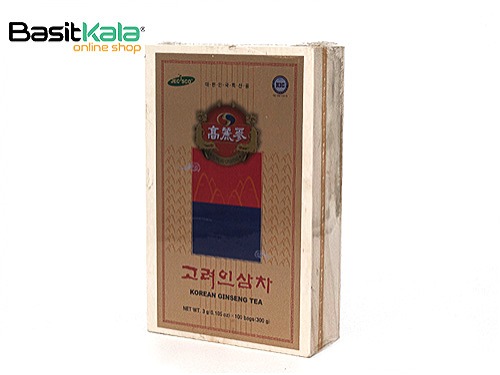 دمنوش کیسه ای جنسینگ کره ای 100 عددی جکسکو JECSCO korean ginseng tea
