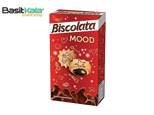 بیسکوییت با مغز کرم شکلاتی 40 گرم بیسکولاتا مود Biscolata Mood