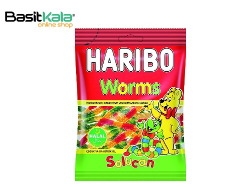 پاستیل میوه ای 160 گرمی هاریبو haribo worms