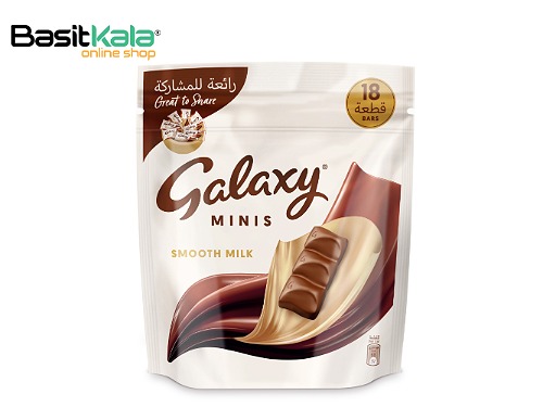 مینی شکلات شیری ۱۸ عددی 225 گرمی گلکسی Galaxy