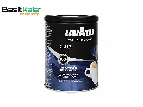 پودر قهوه قوطی فلزی 250 گرمی لاواتزا کلاب LAVAZZA club
