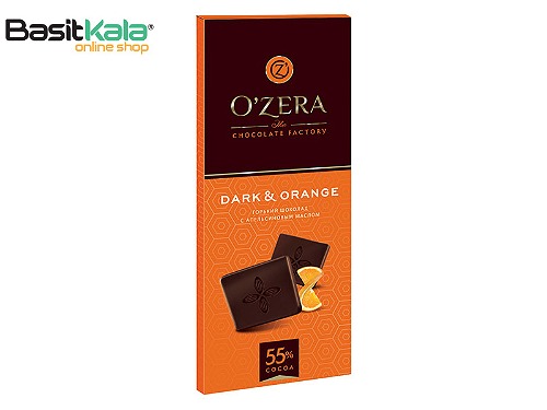 شکلات پرتقالی تلخ 55% اوزرا O’Zera