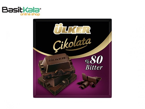 شکلات تلخ 80% اولکرUlker