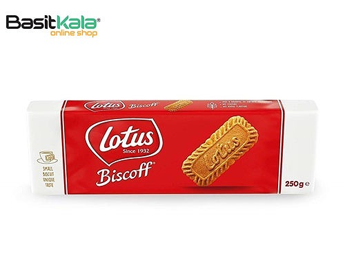 بیسکوییت گندمی کاراملی 250 گرمی لوتوس بیسکاف Lotus Biscoff