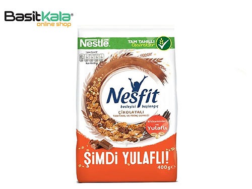 غلات صبحانه شکلاتی حاوی جو دو سر 400 گرمی نسفیت  Nestle Nesfit 