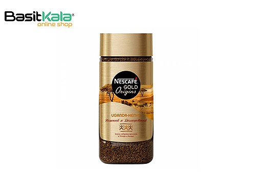 قهوه فوری گلد اوریجینز اوگاندا-کنیا 85 گرمی نسکافه Nescafe gold origins