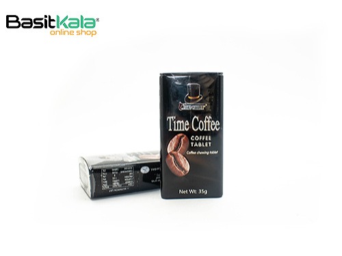 قرص خوشبو کننده دهان کافئین دار با طعم قهوه Time Coffee