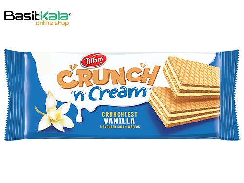 ویفر وانیلی 153 گرمی کرانچ تیفانی TIFFANY Crunch n Cream