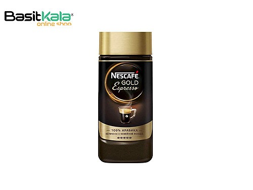 قهوه فوری گلد اسپرسو 85 گرمی نسکافه Nescafe gold Espresso