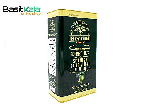 روغن زیتون ترکیبی فرابکر اسپانیایی با روغن های گیاهی تصفیه شده 4 لیتری برتینی Bertini