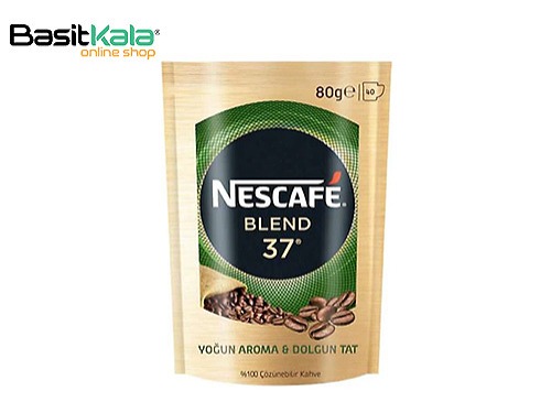 قهوه فوری بلند 37 با عطر قوی 80 گرمی نسکافه NESCAFE blend 37