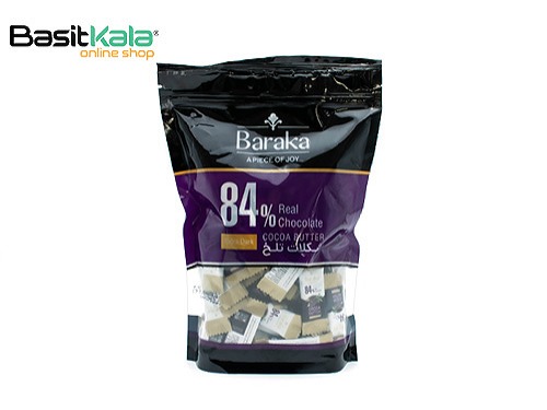 شکلات تلخ 84% اکسترا دارک با کره کاکائو 300 گرمی باراکا BARAKA extra dark
