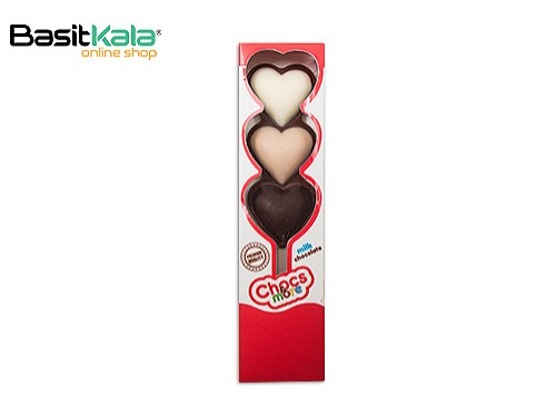شکلات چوبی، طرح قلب 25 گرم چاکز اند مور Chocs & More