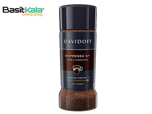 قهوه فوری سری اسپرسو 57 دارک با نت شکلاتی 100 گرم دیویدوف