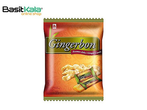 شیرینی ژله ای زنجبیلی بسته 125 گرمی جینجر بون Gingerbon