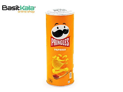 چیپس باطعم پاپریکا 130 گرم پرینگلز PRINGLES paprika