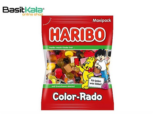 پاستیل هاریبو با لایه شیرین بیان کالر رادو 1 کیلویی هاریبو HARIBO color-rado