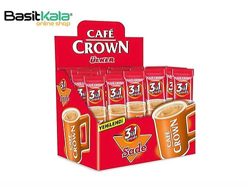 کافی میکس 3 در 1 بسته 40 عددی کافه کراون اولکر ULKER cafe crown 3in1 arada sade